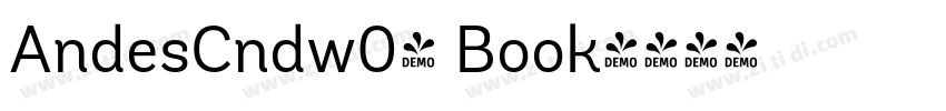 AndesCndw04 Book字体转换